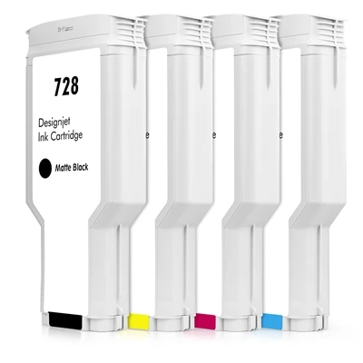 OCB ইঙ্ক কোম্পানি HP DesignJet T730 T830 এর জন্য HP 728 সামঞ্জস্যপূর্ণ কালি ক...